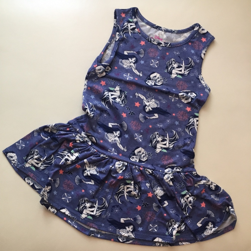 Disney Princess Mulan Moana Ariel Dress